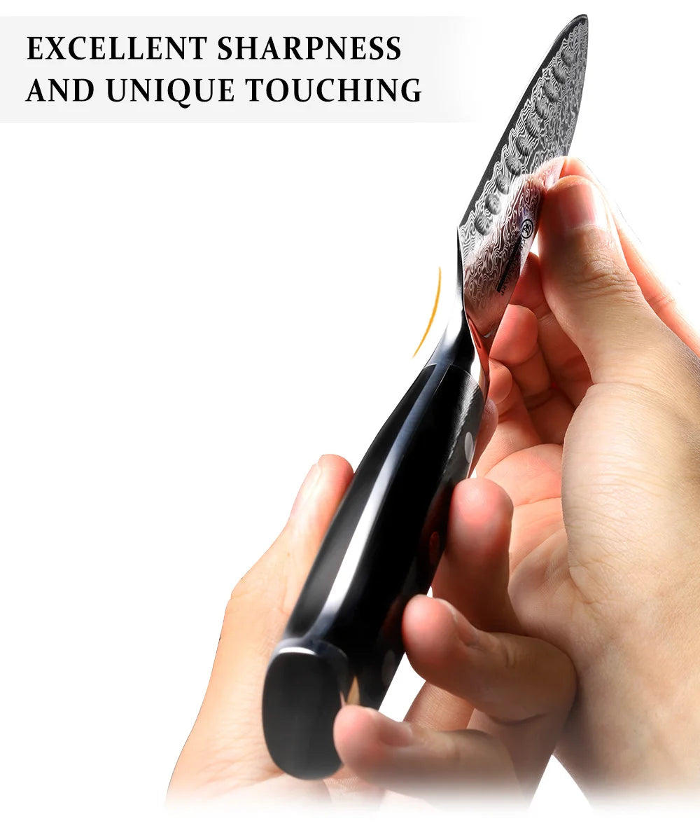 5 Inch Japanese Damascus Steel Kitchen Knife