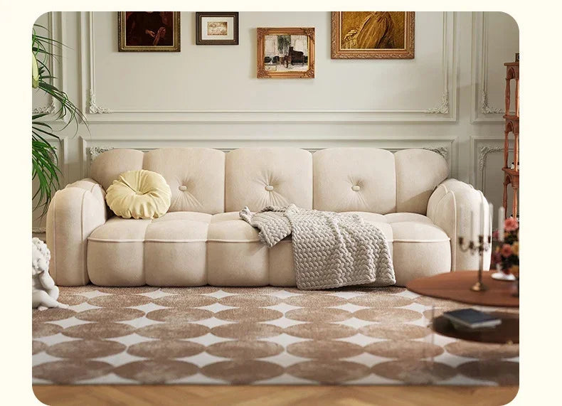 Brown Living Room, Small Apartment, Marshmallow Cloud Sofa