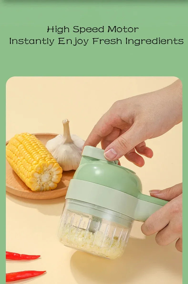 Wireless Electric Garlic Masher. Food Chopper. Meat Grinder