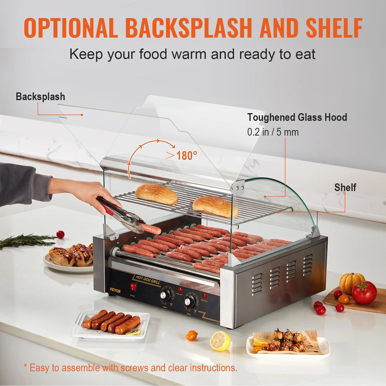 Hot Dog Roller Electric Sausage Maker Barbecue Grill