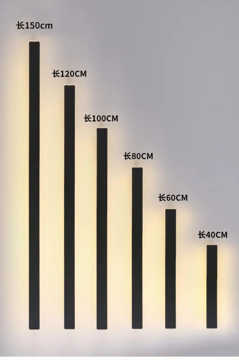 Storage rack, strip lamp, Black, White