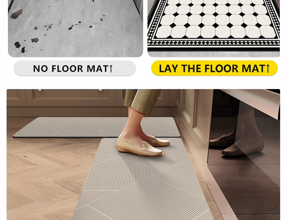 Waterproof, Oil-proof, Non-slip, Long Rug