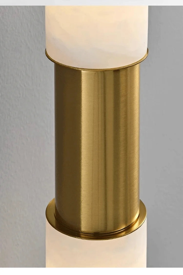 Black, Golden, marble wall lamp, Multiple Lengths