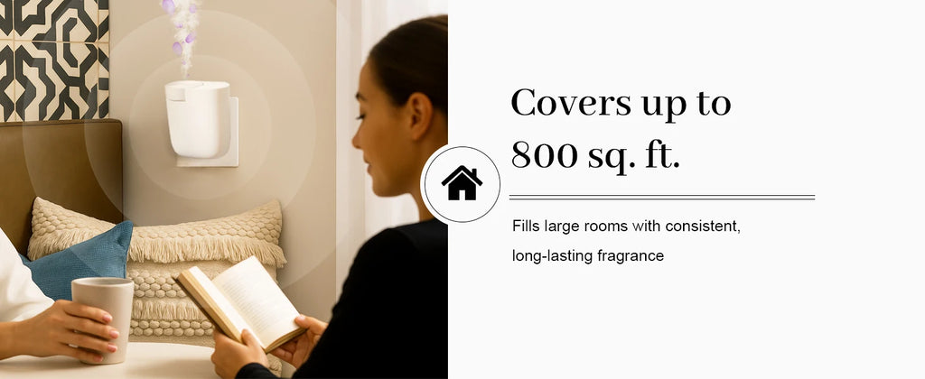 Plug-In Diffuser, Timer Control, Scent Intensity Button, Bluetooth APP