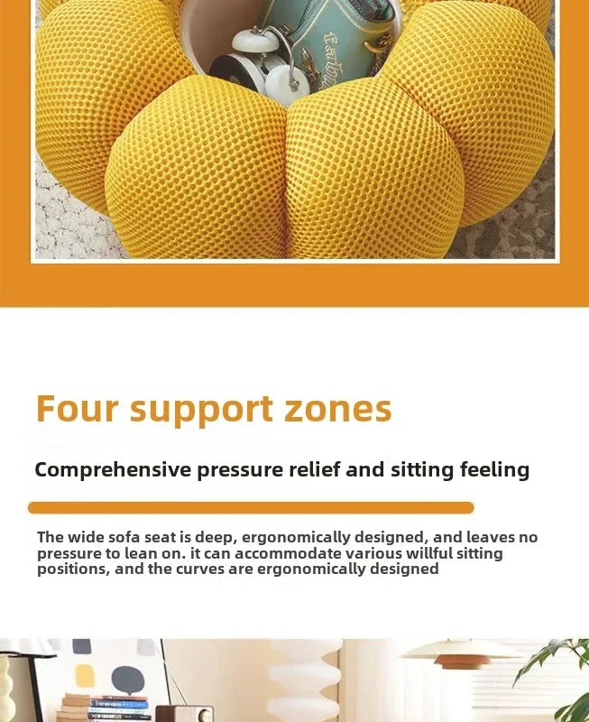 Single Seat Sofa Balcony and Bedroom, Rotatable