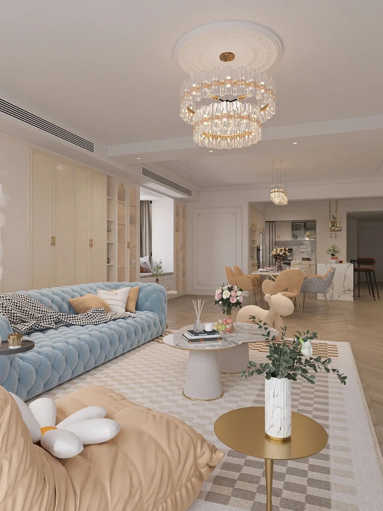 Living Room Sofas Set