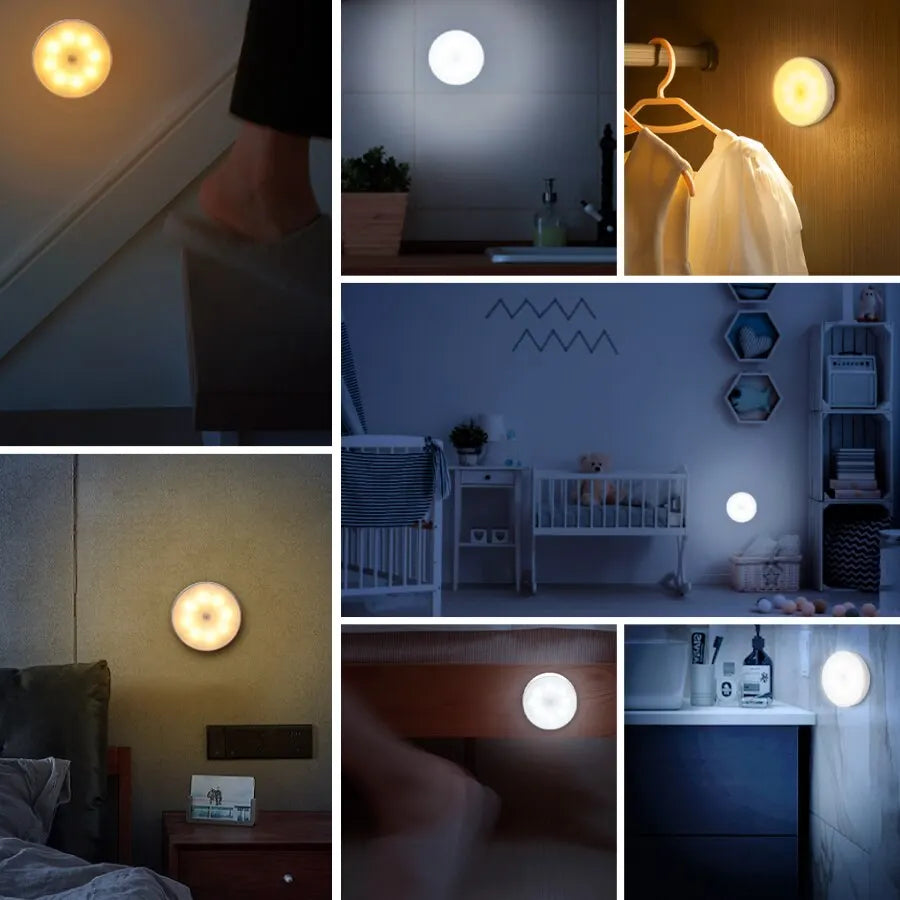 Rechargeable LED Lights Motion Sensor Night Light