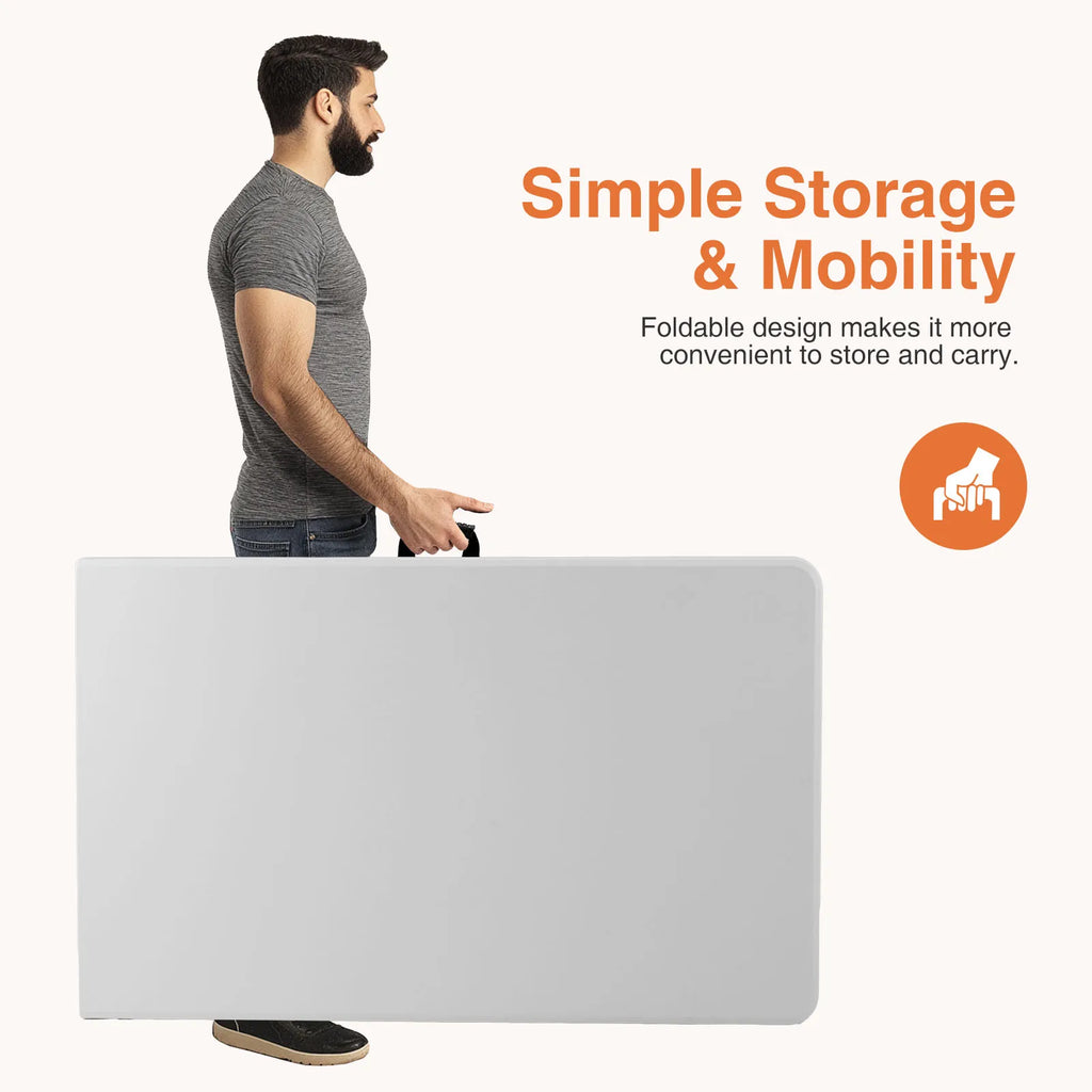 Folding Outdoor, Indoor Foldable Table, Carrying Handle