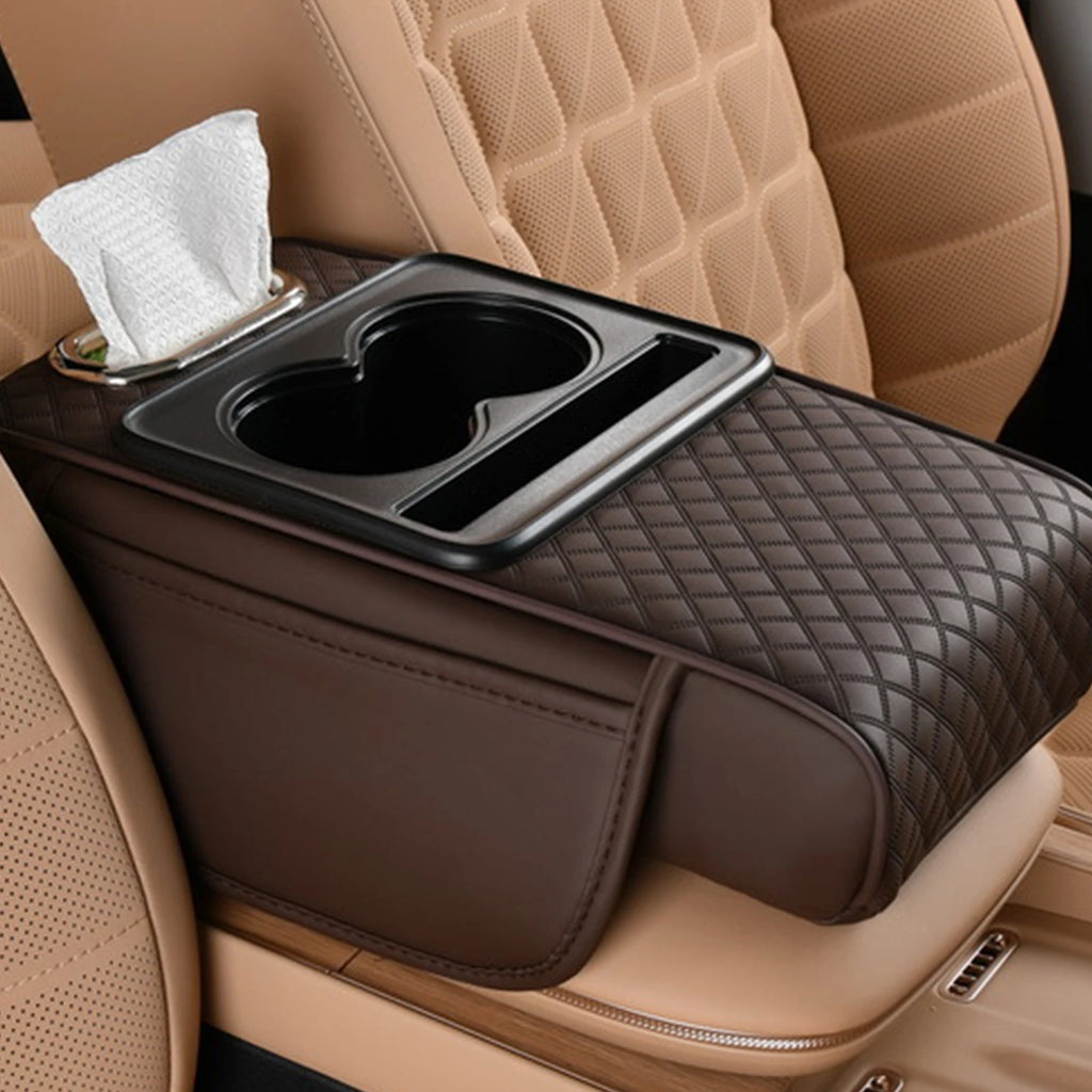 Armrest Heightening Cushion, Cup Holder Tissue Box