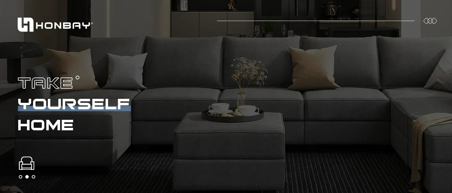 3-Pc. Convertible Sleeper, Storage