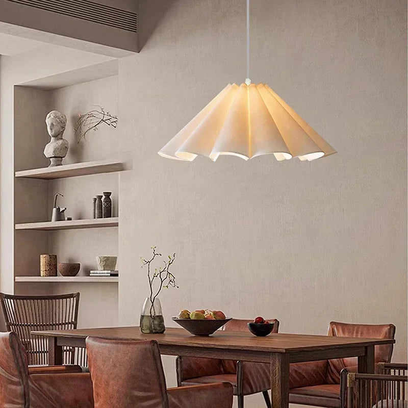 Fabric Led Chandelier Pendant Lamp, Adjustable Cord