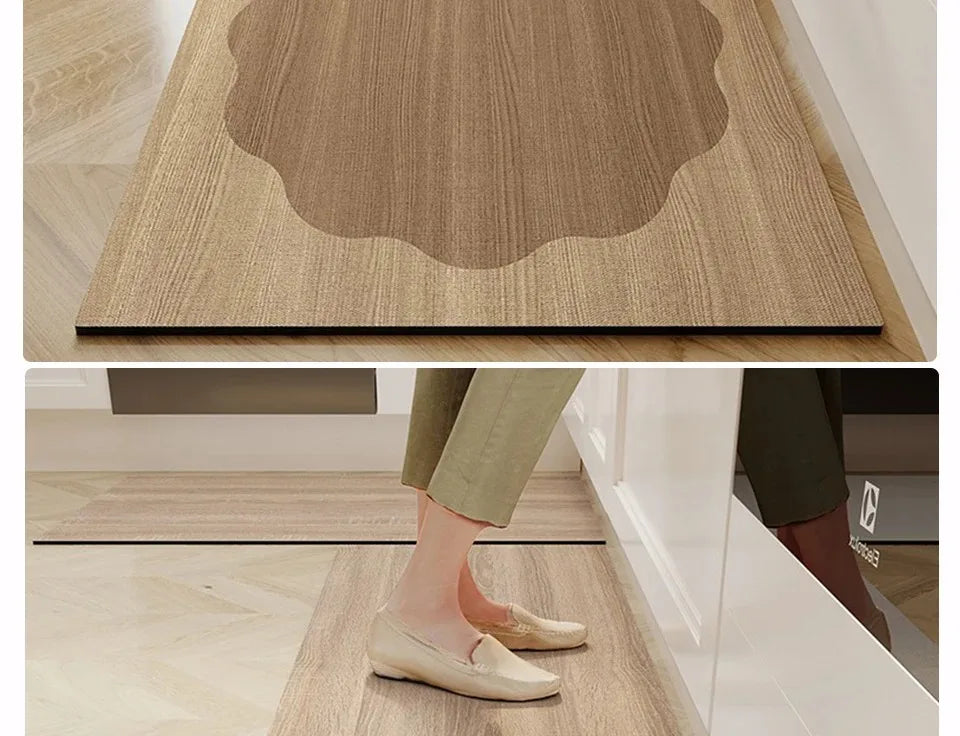 Waterproof Non-slip wood Grain Carpets