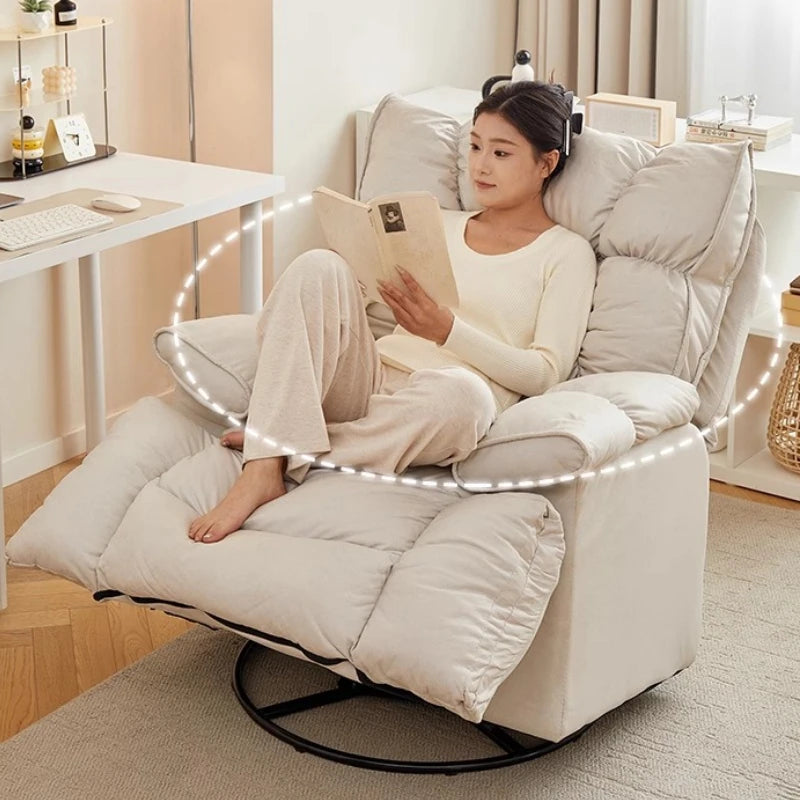 Leather Sofa Lounge Armchair Living Room Recliner