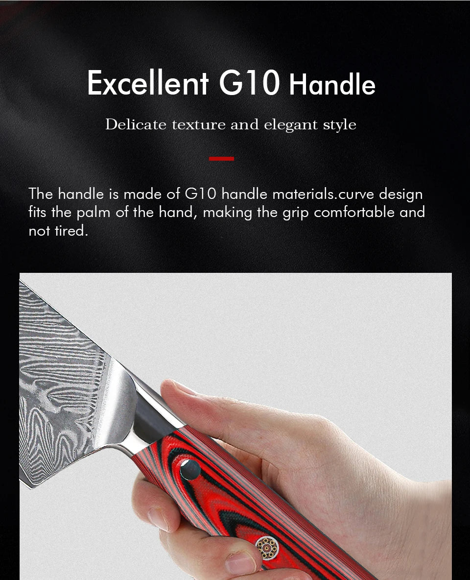 8.2" Professional Damascus Steel Kitchen Knife