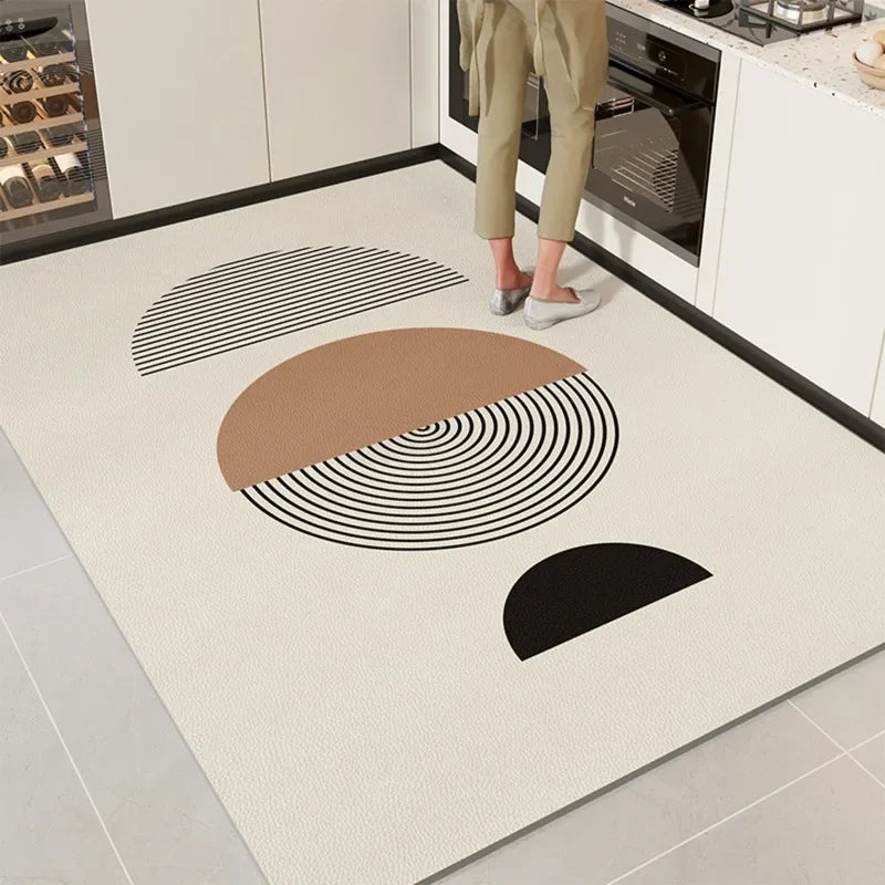 Waterproof, Oil-proof, Non-slip Floor Mats, Area Rugs