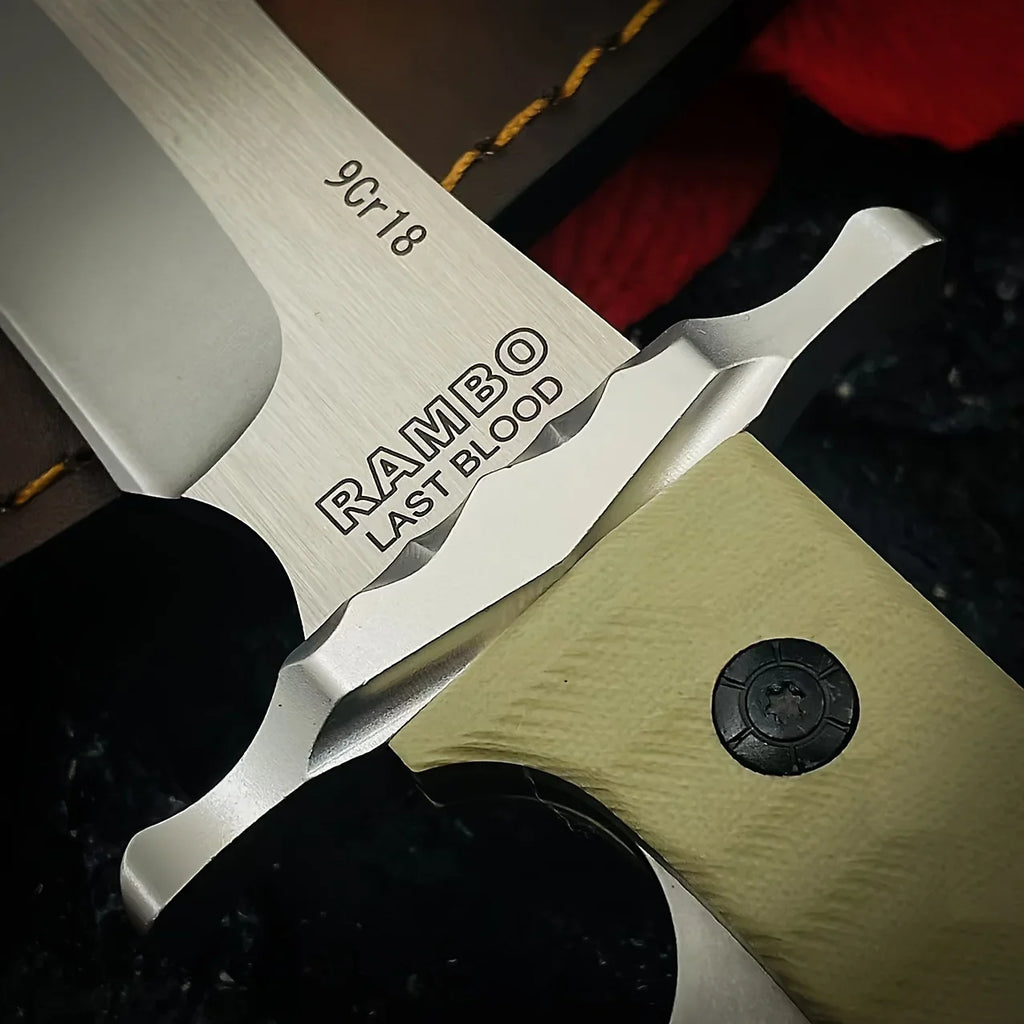 Outdoor tactical knife with knife sheath