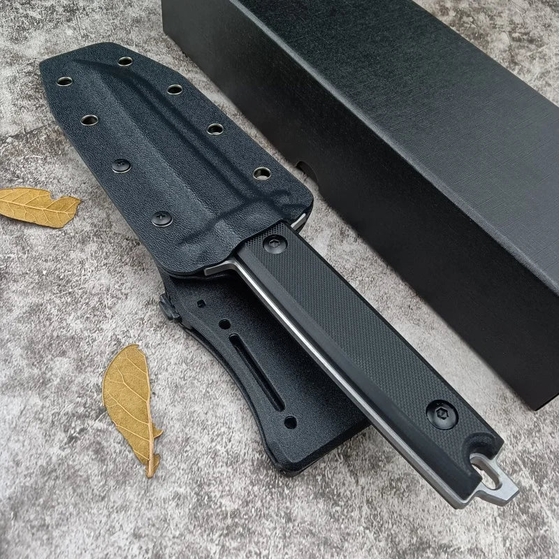 Fixed Blade Knife Cleaver Blade Anti-slip Handle