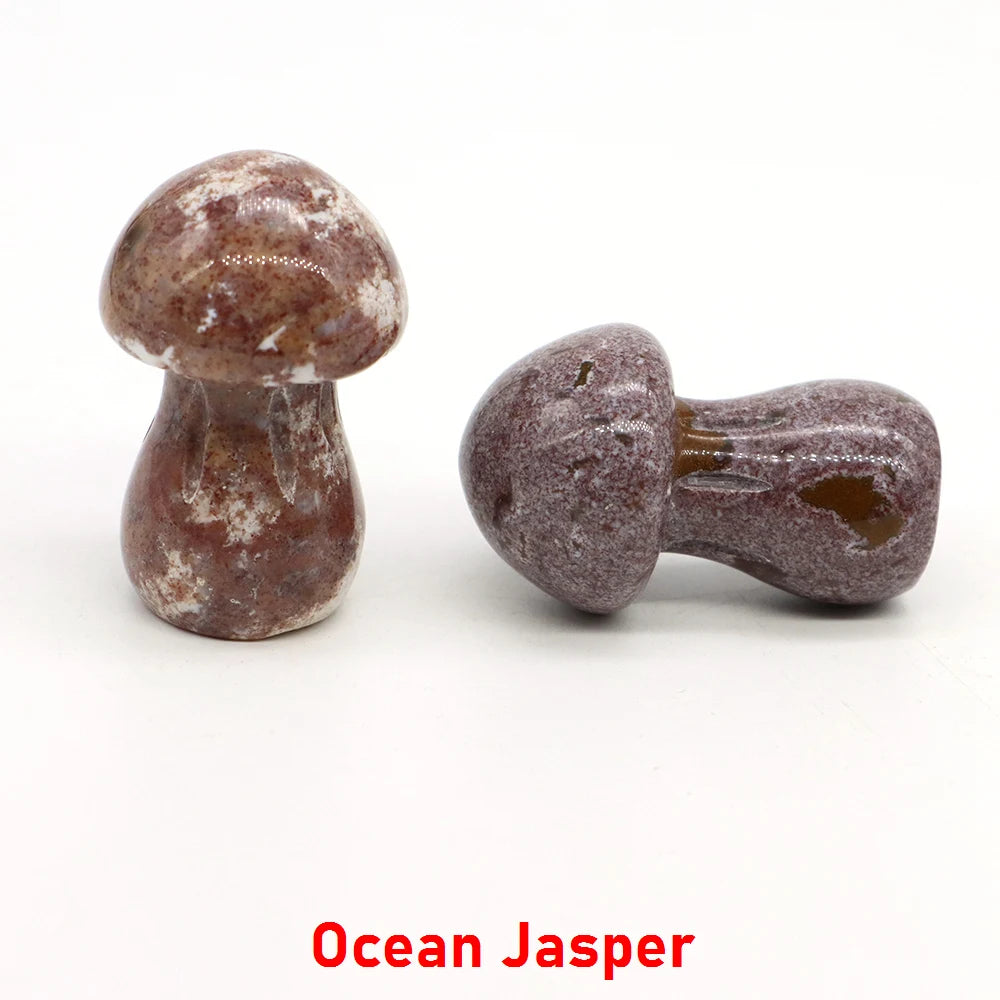 1.5" Crystal Mushroom Mineral Healing Home Decoration