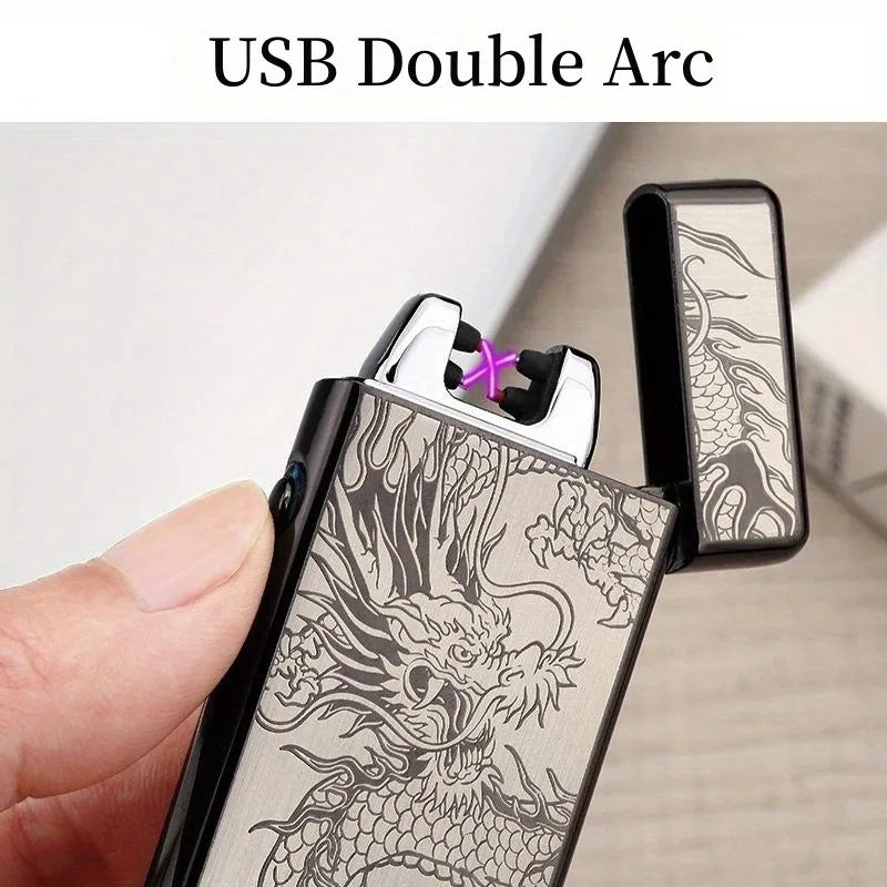 Double Arc, USB Rechargeable Flameless Lighters