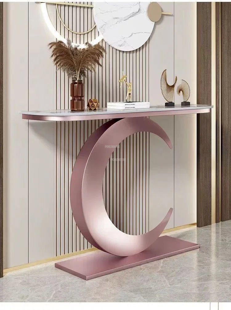 Slate Hallway, Porch Iron Console Table