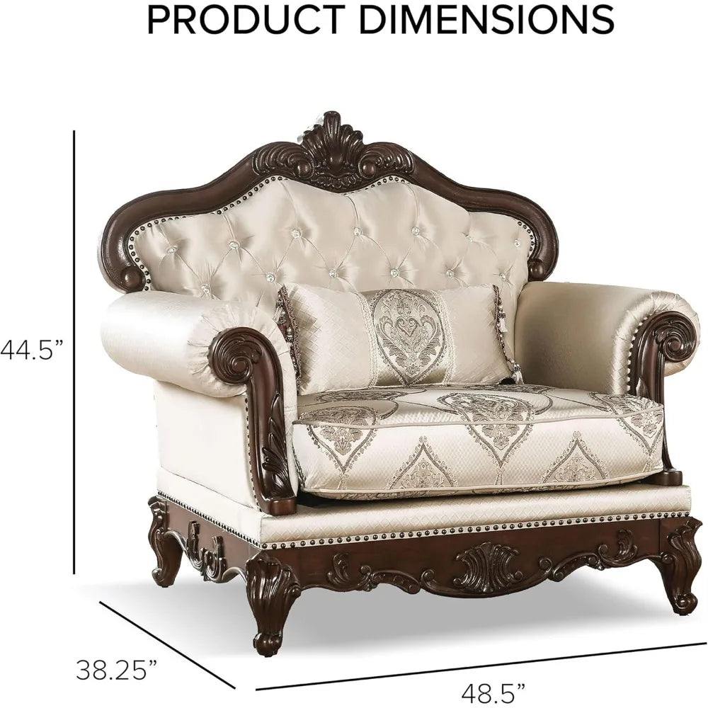 3-Piece Sofa Set with Nailhead Trim