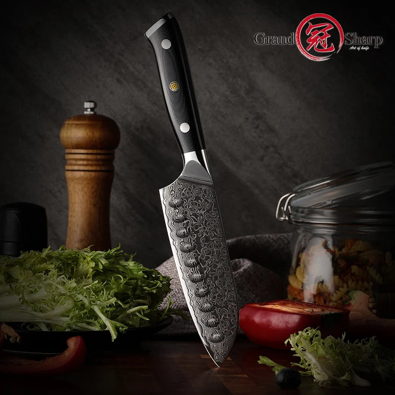 5 Inch Japanese Damascus Steel Kitchen Knife