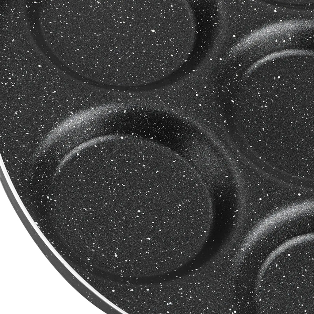 7 Holes Non-Stick Cooking Pan, burger mold