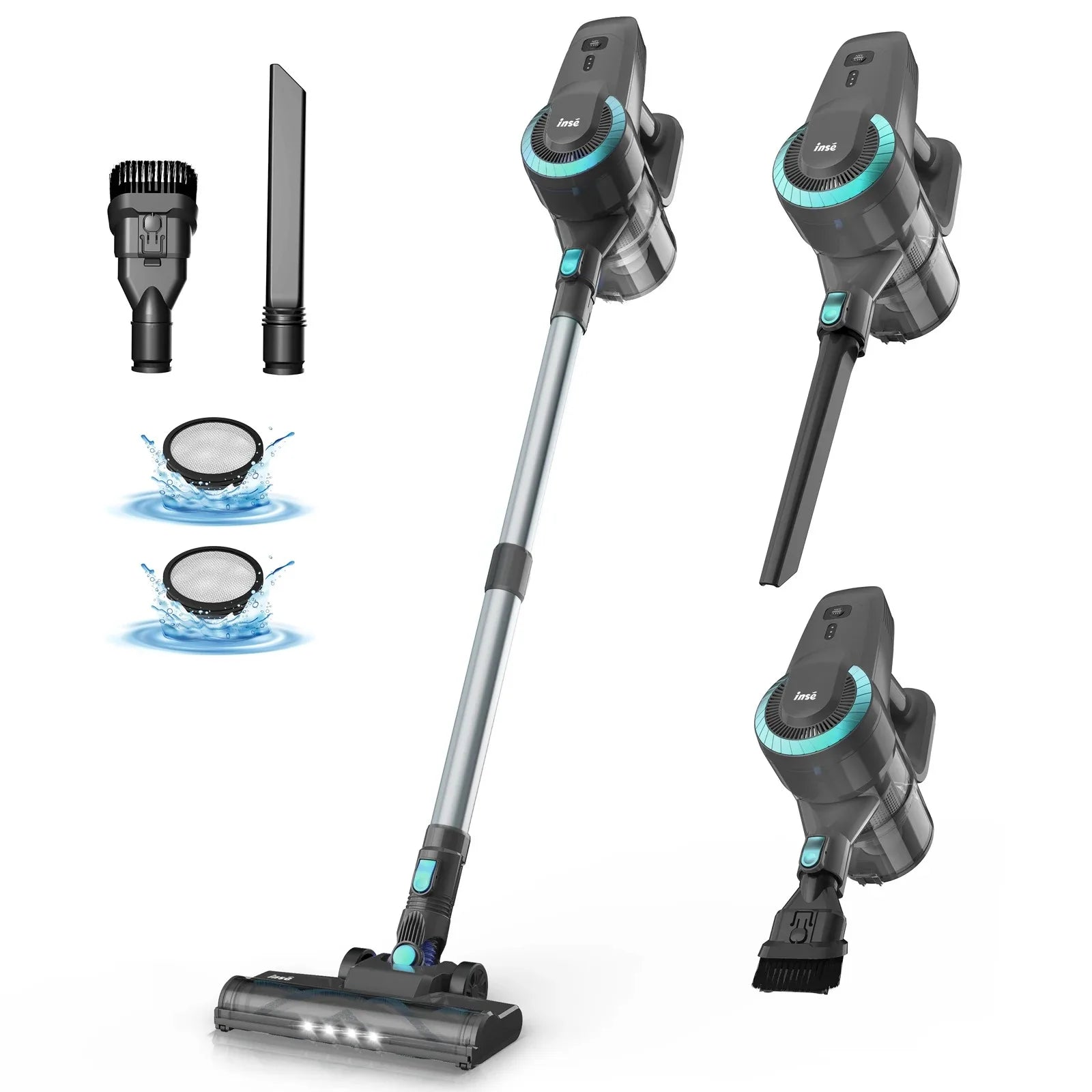 Cordless Lightweight Stick Handheld Vacuum Cleaner