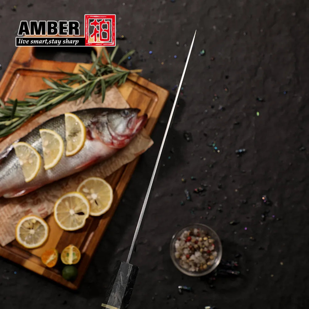 67-layer Damascus steel 8" Kiritsuke Kitchen knife