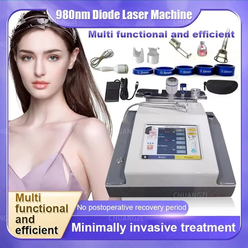 5 In 1 980nm Diode Laser, Nail Fungus, Spider Veins