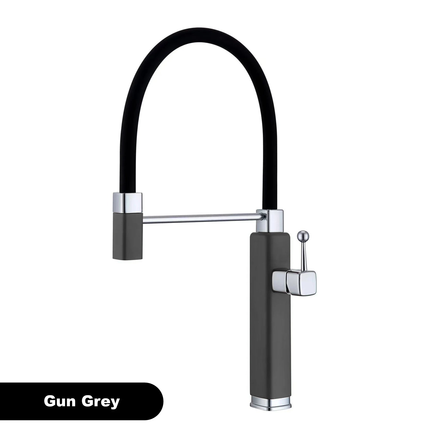 kitchen faucet with single handle, pull-out Spray