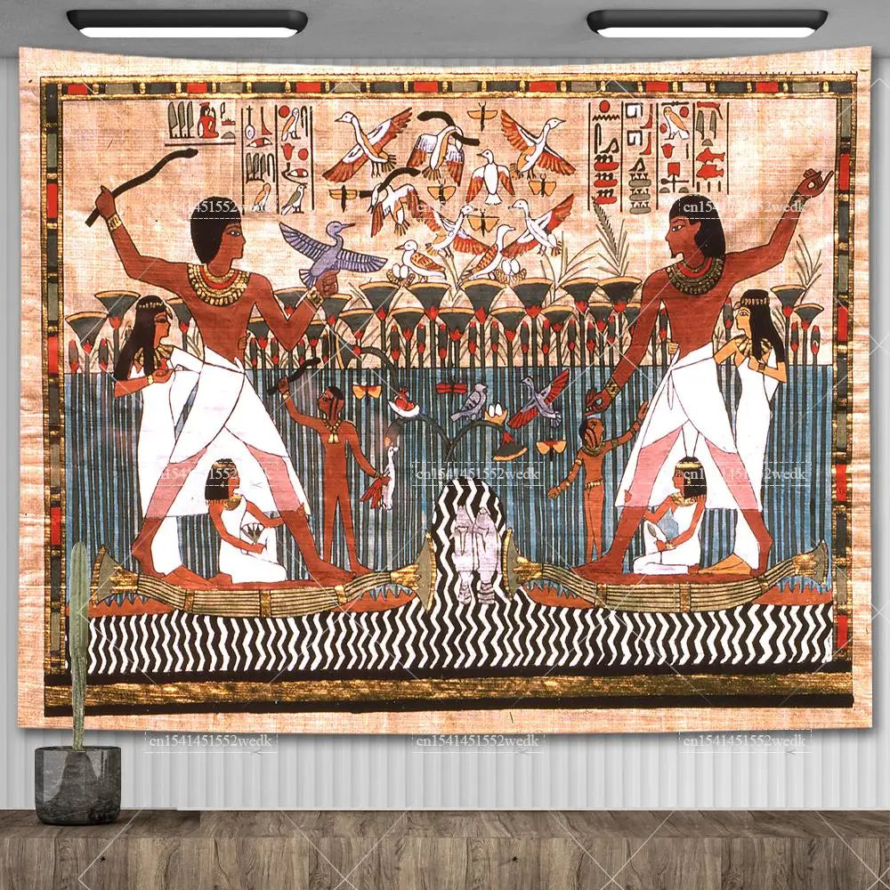Egyptian Mythology Tapestries, for Room Aesthetic