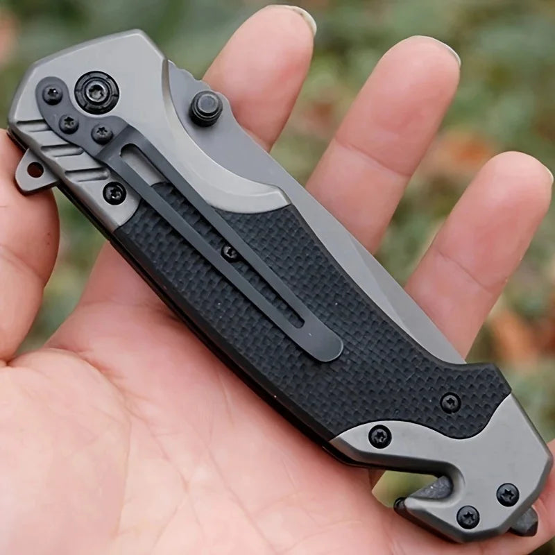 Folding Knife, Glass Breaker, Seat Belt Cutter