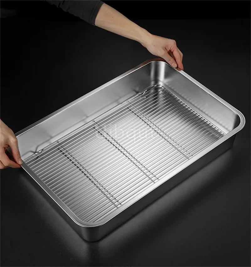 Stainless Steel Trays, Storage, Kitchen Containers, Lids