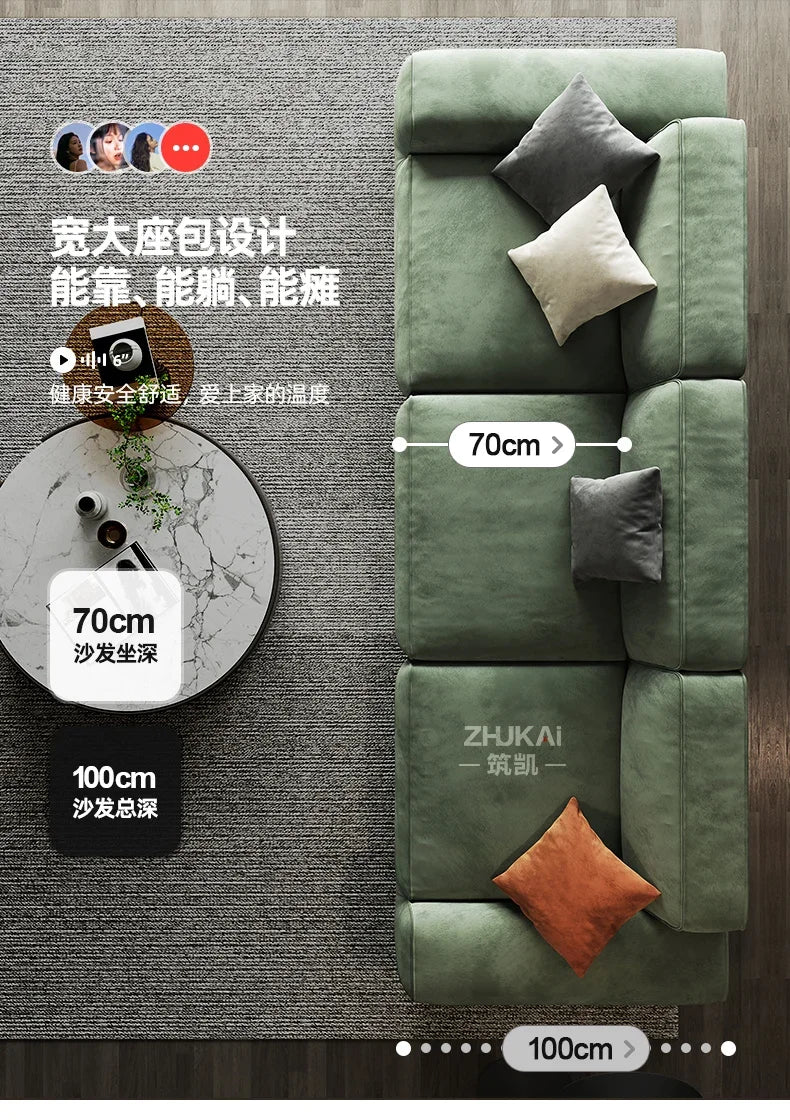 Fabric Corner Modular Living Room Sofas