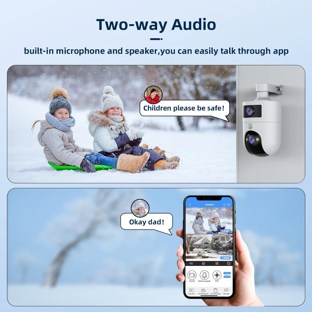 Home Security Camera, Auto Tracking, Audio