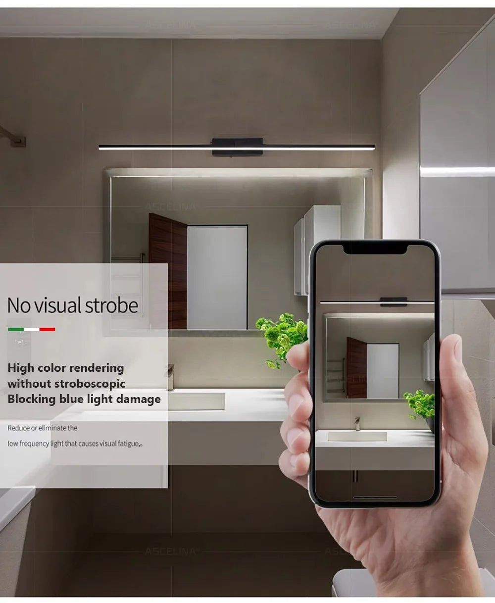 LED, 40/80/100cm Long Strip Light, Black, White