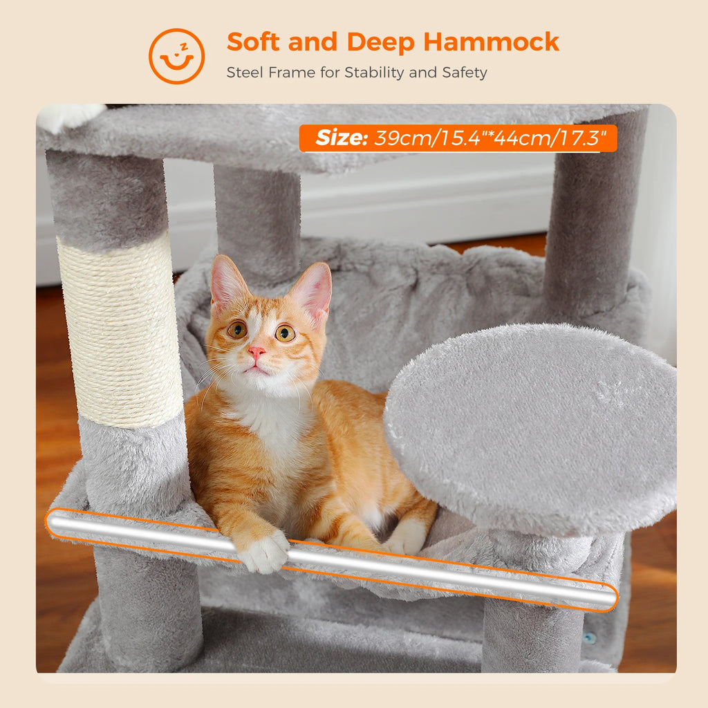 Large Cat Tree and Tower for Indoor Cats