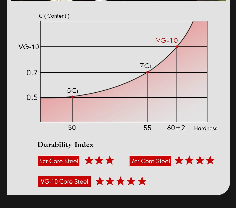 8.2" Professional Damascus Steel Kitchen Knife