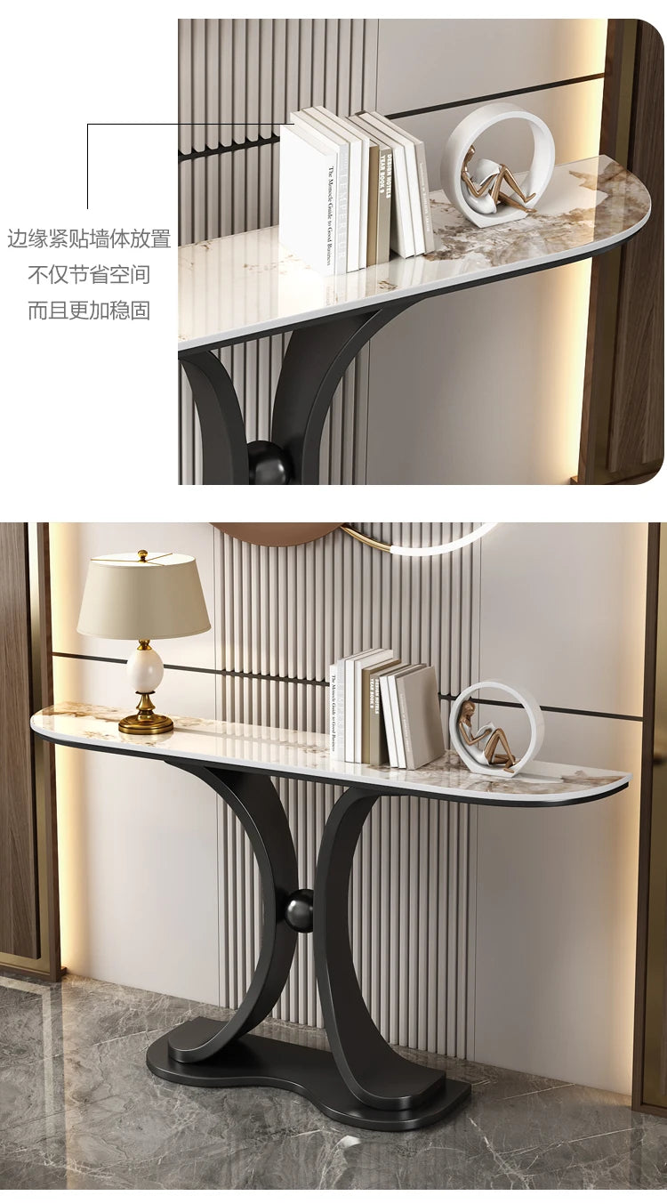 Hallway Lobby Marble Console Table