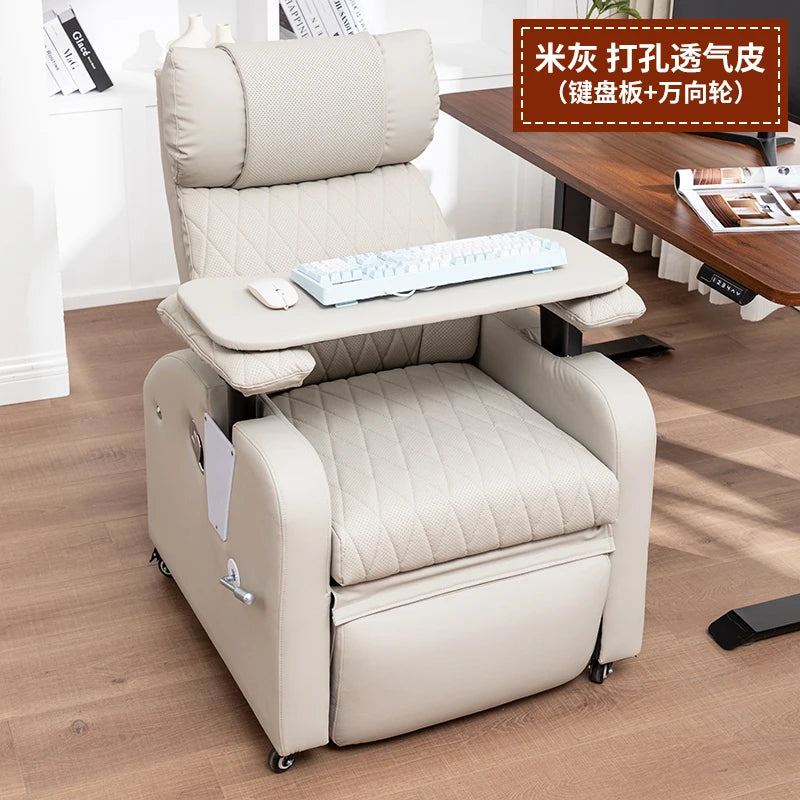 Leather Sofa Lounge Armchair Living Room Recliner