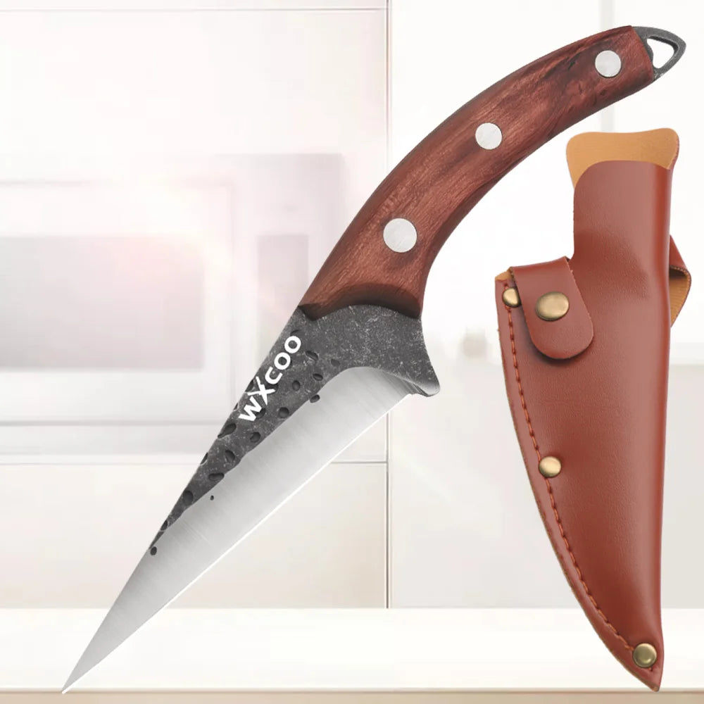 Handmade Forged Kitchen Knives 1-5 Pcs Set