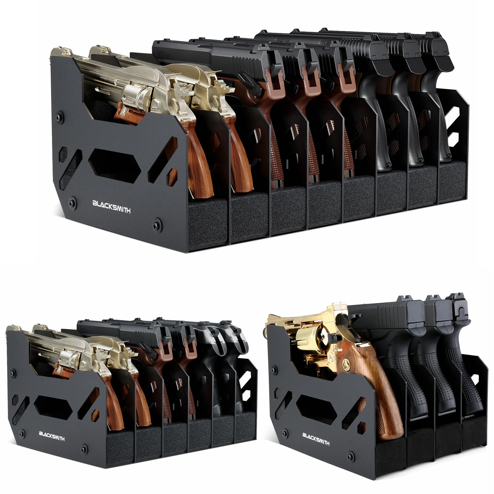 4/6/8 Slots, Handgun Stand Holder