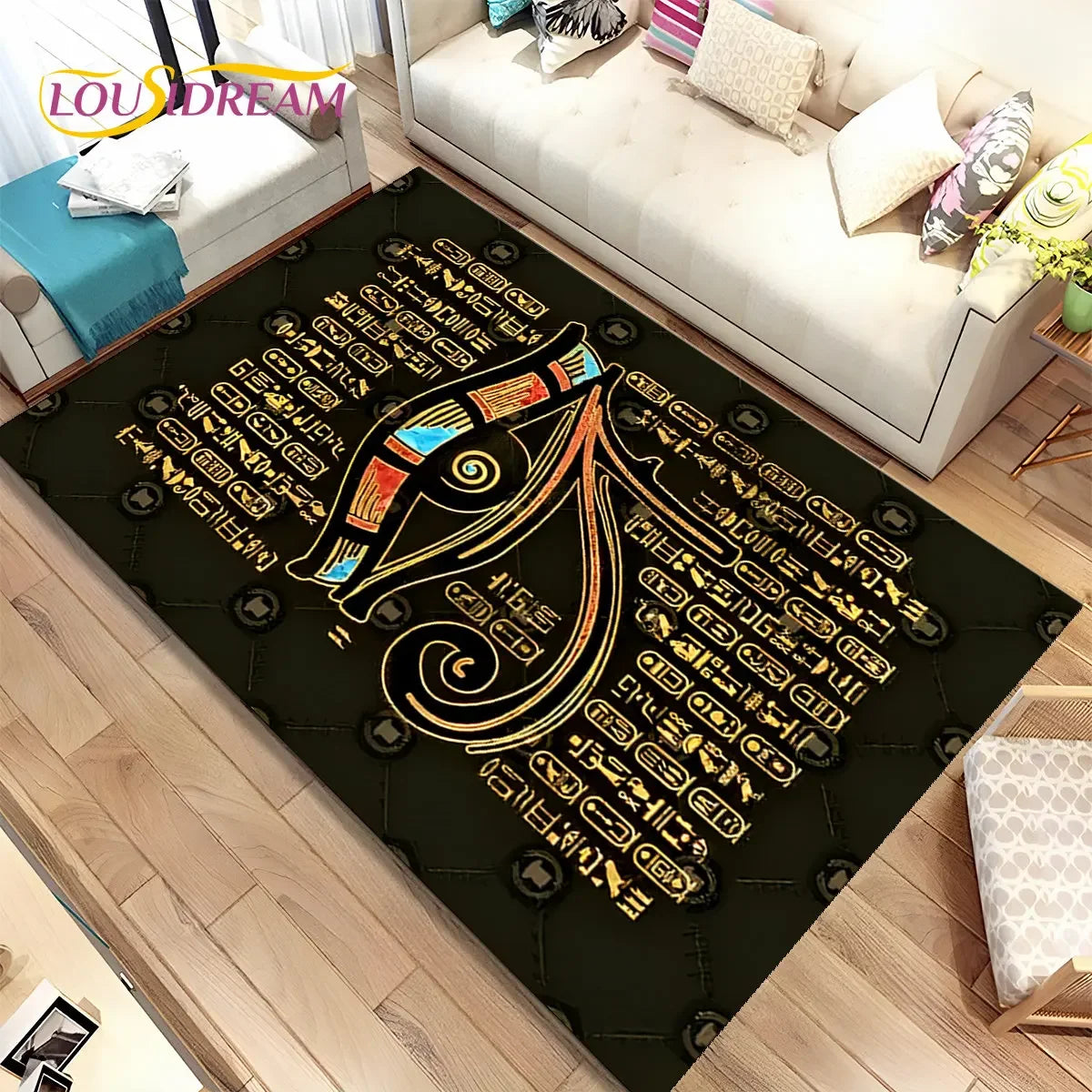 Egypt Anubis Horus Mythology Non-Slip Area Rugs