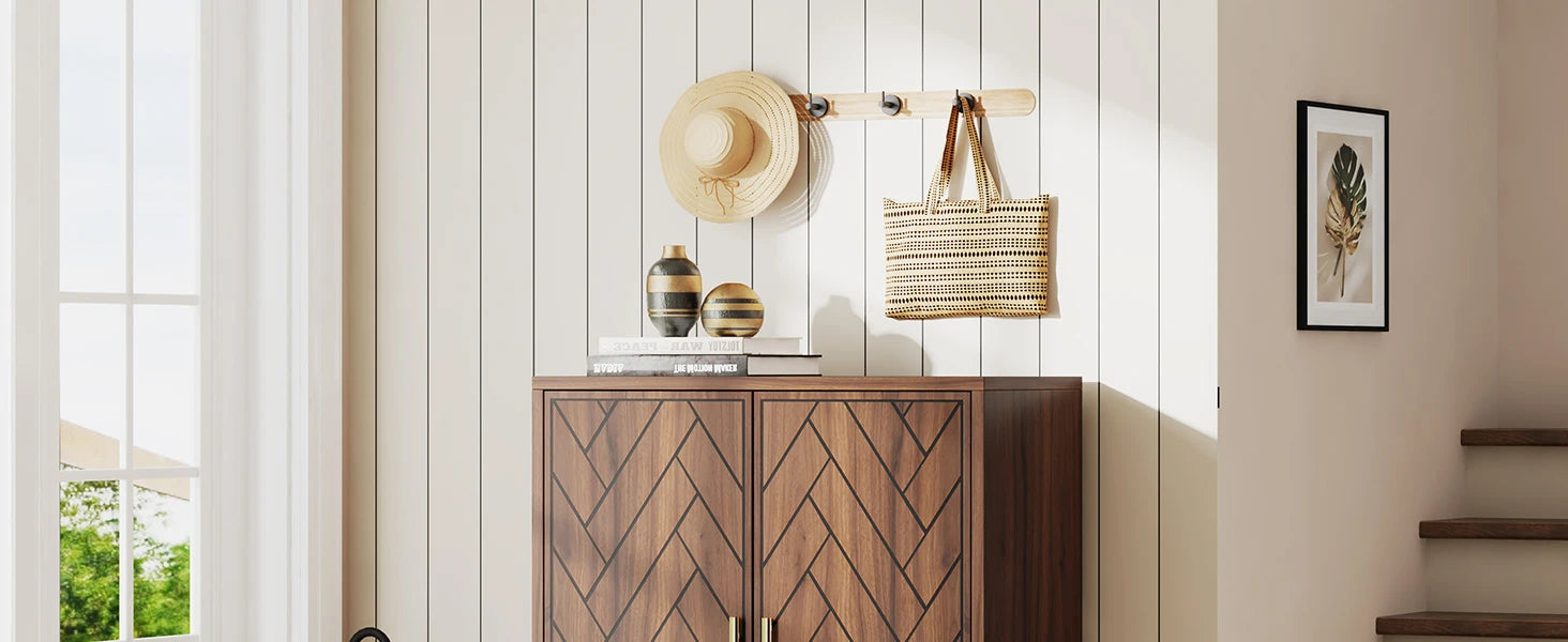 6-Tier Wooden Shoe Storage Cabinet