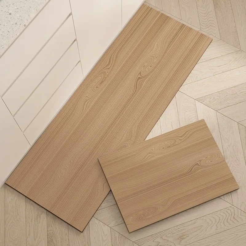 Waterproof Floor Mat, Imitation Wood, Long Size