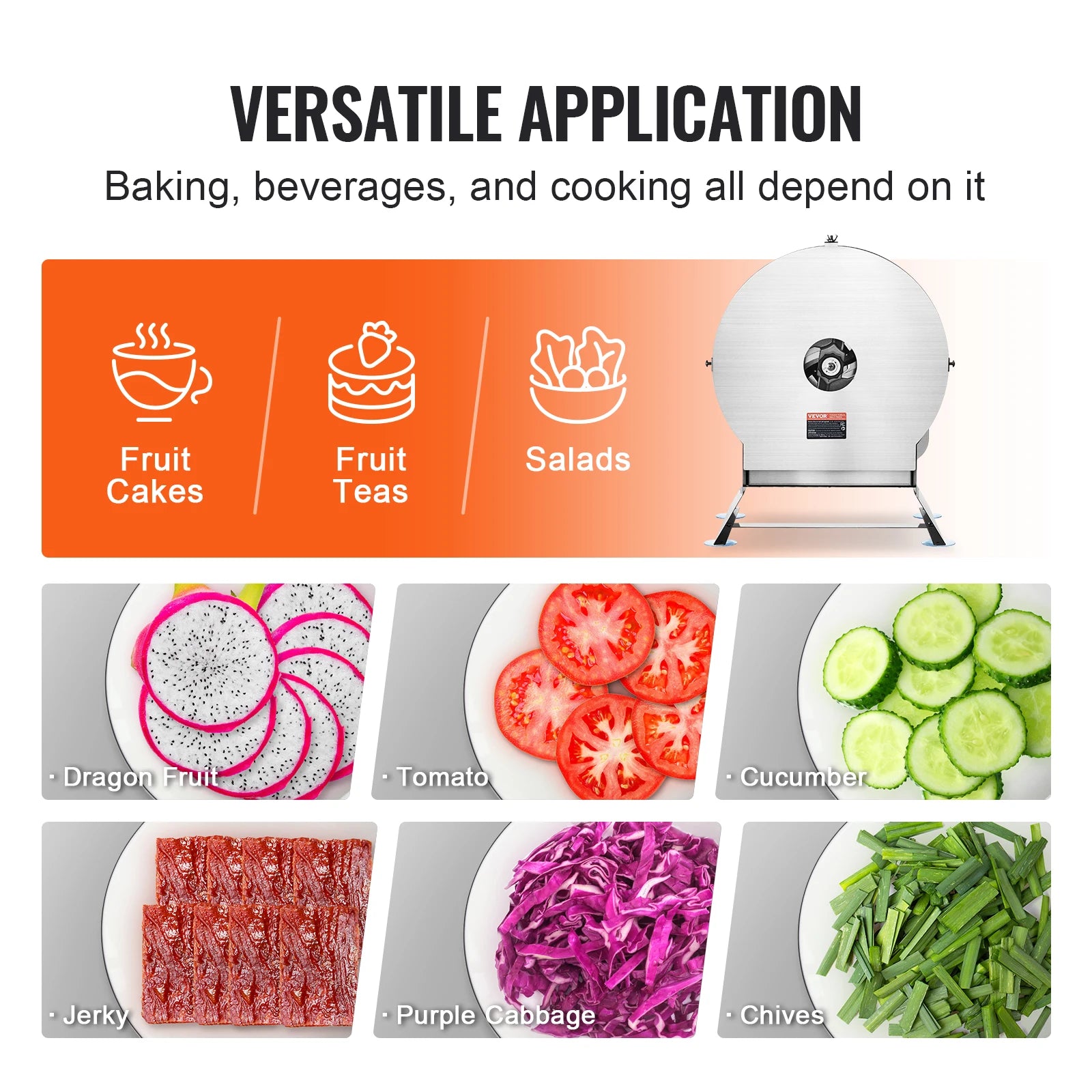 Vegetable Slicer Adjustable Commercial Slicer Machine