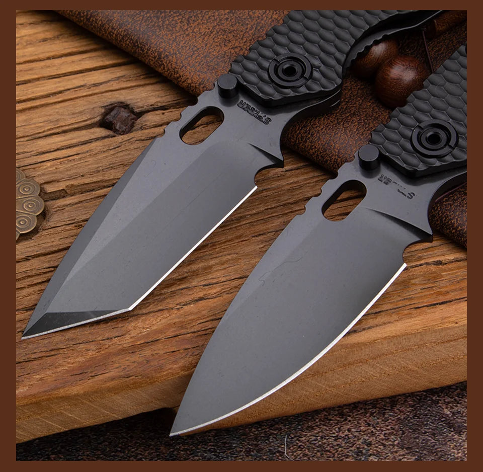 Titanium Handle, Folding Pocket Knife