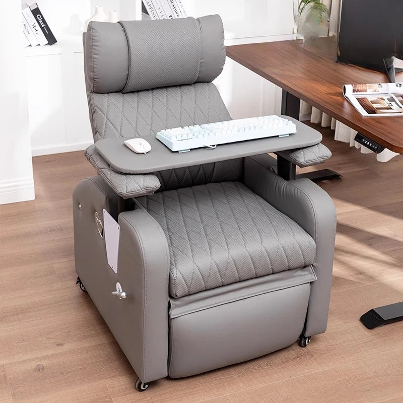 Leather Sofa Lounge Armchair Living Room Recliner