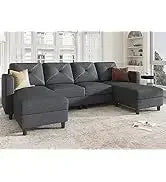 L Shaped Couch with Reversible Chaise.